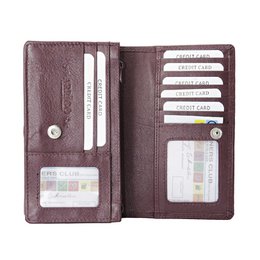 Cartera Mujer Piel Vaqueta - RFID Antideslizante - Cartera Mujer Ideal