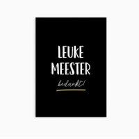 Postcard || Thank you master