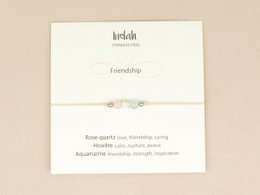Armband rock, friendship, zilver en goud 