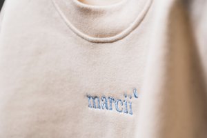 HOODIE "PureNature" - Embroidery Blue