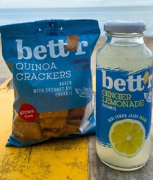 Quinoa Crackers Smoked Paprika, organic, Bett'r, 100g