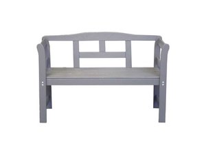 Garden bench FSC pine wood 113x40x75cm gri