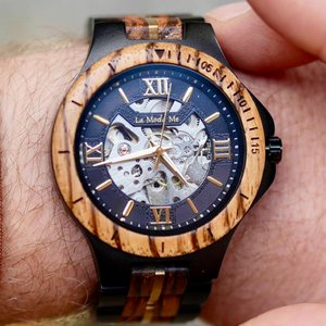 Watch Notterdam, automatic, zebrawood