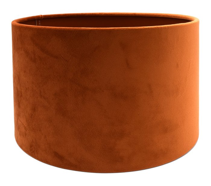 Lampenkap Cilinder VELOURS Terra Orange