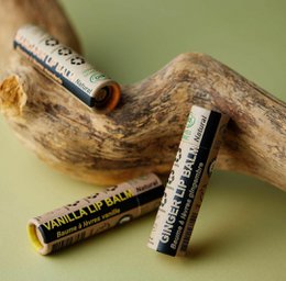 Bio-Vanille-Lippenbalsam 15 ml – ein Stück