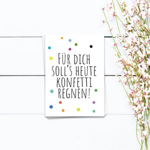 Voor jou zou het vandaag moeten regenen - ansichtkaart 10 set