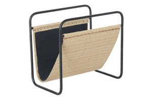 REVISTERO METAAL RATAN 39X26X36 NATUURLIJK MB194351