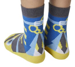 Police officer sock puppet children's sock