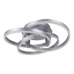 A modern, circular LED ceiling light with a diameter of 58cm, suitable for wall lighting in a living room or bedroom.