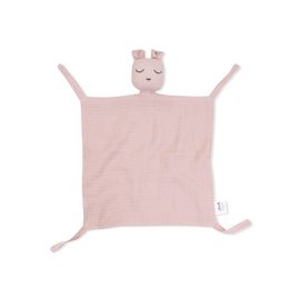 ENSEMBLE DOUDOU + BANDANA + ANNEAU DE DENTITION - MOD. OSO - ROSE FONCÉ