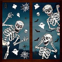 Skeleton Halloween Stickers