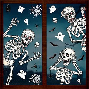 Skelett-Halloween-Aufkleber