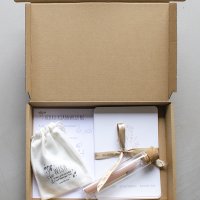 Glückliche Dinge in der Box