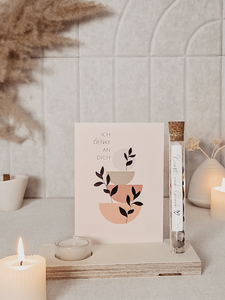 Just4You - Glas Teelichthalter