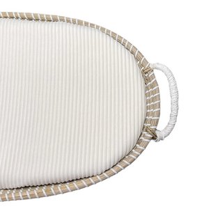 Matratzenbezug Moses Wickelkorb Cord ecru