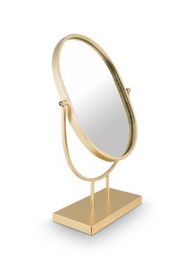 Mirror Oval on Stand Gold  20.3x31.1x8.5cm