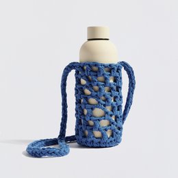 “Athena” håndlavet crossbody flaskeholder lavendel
