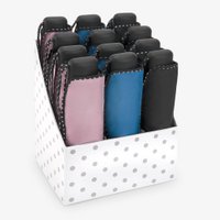 Flat Manual Folding Umbrella "Spirit" | Light | With exhibitor | C-Collection