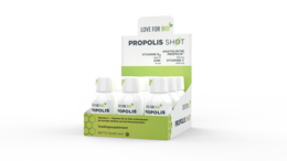 Kærlighed til bio | 12x Propolis Shot Zink + Vitamin C + Vitamin D3