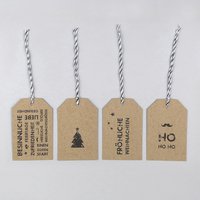 4 x Geschenkanhänger Steven