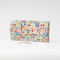 GEOMETRICAL STRIPES III Tyvek® Pappwallet XL / Clutch Wallet