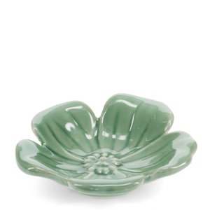 Keramikblumenschale 11cm - grün