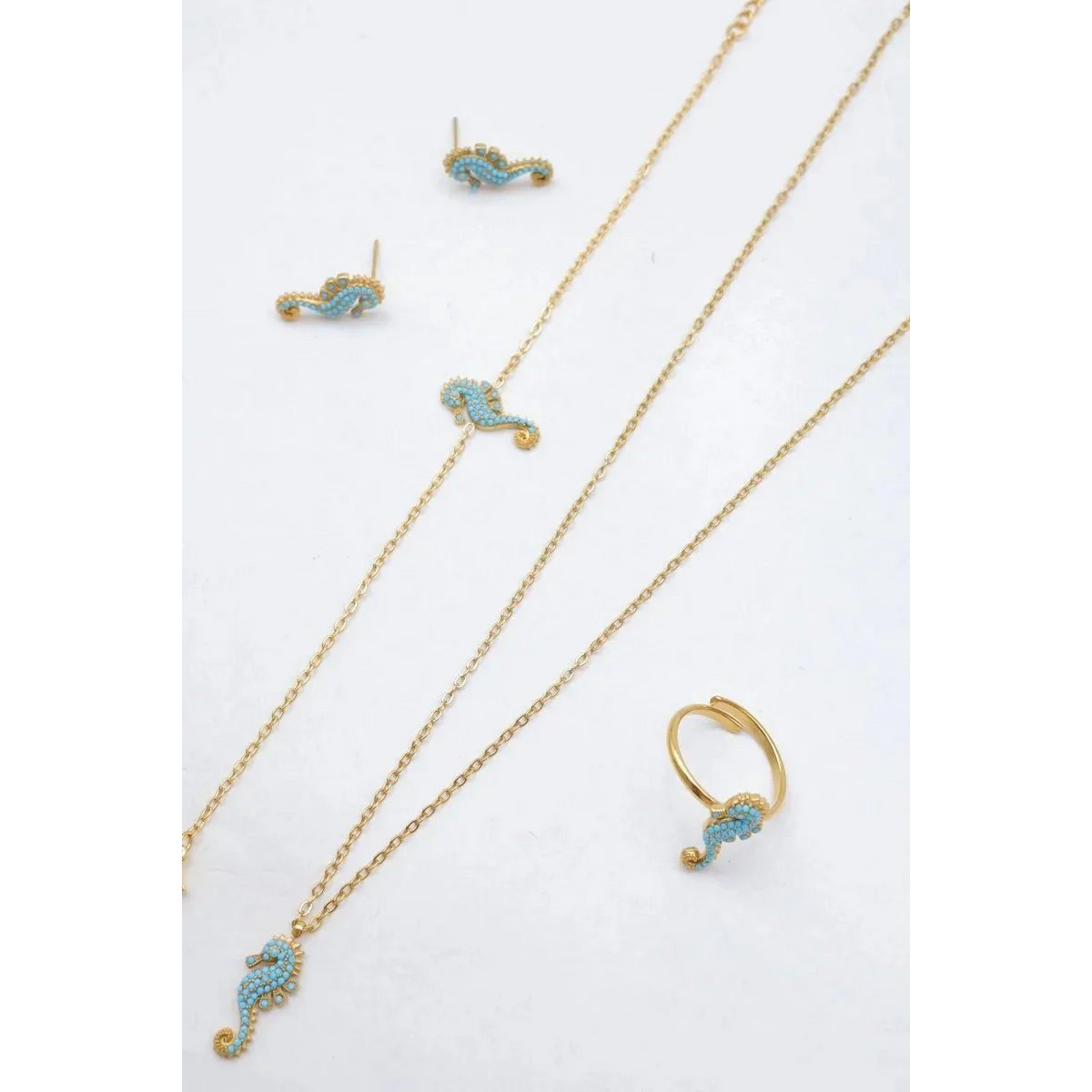 Parure de bijoux en acier inoxydable