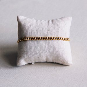 SA815 - Steel beaded bracelet - gold