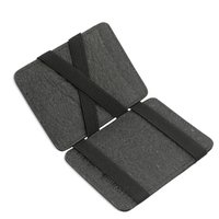 Vegan Charcoal Magic Coin Wallet RFID