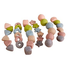  Colorful, textured sensory toys in various shapes and sizes, including stars, rings, and irregular forms, made of soft, squishy materials.