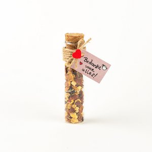 Thank you tea bottle