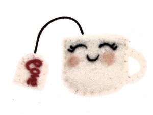 Kopje thee LOVE vilt