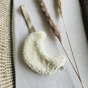 Pacifier cloth Moon - Teddy Cream