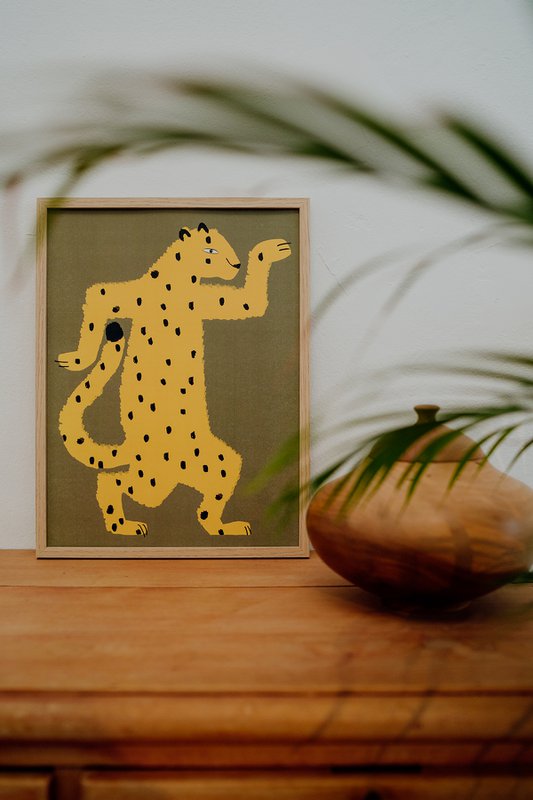 Il poster di Gaspard il ghepardo