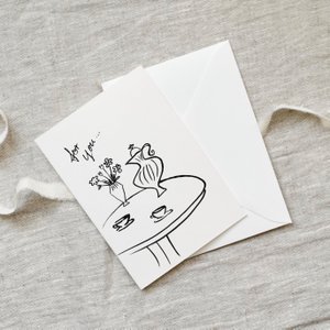 Grußkarte · Coffeetable