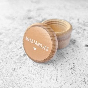 Aufbewahrungsbox milchtandjes Pfirsich