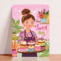 Card Congratulation birthday Woman Girl Cake Pak just like that