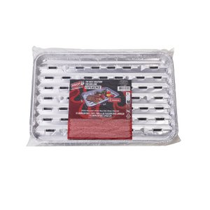 5 wegwerpbare aluminium grillvoeringen