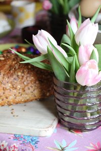 Tealightholder Ocean Aubergine, set of 4