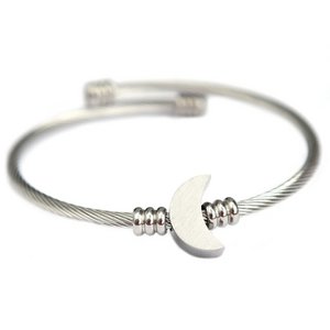 Armband Silber Statement Mond