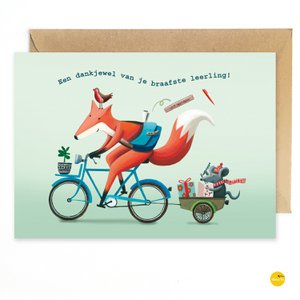 Grußkarte Danke Lehrer