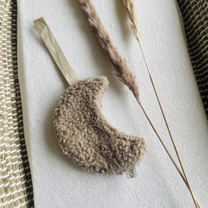 Pacifier cloth moon - Teddy Brown