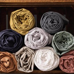 Drap housse Calita Lin 180x200 capot 30 cm