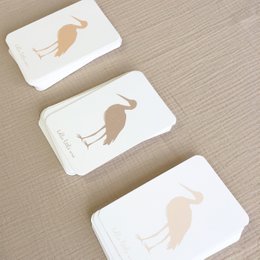 Lykønskningskort Fødselsstork