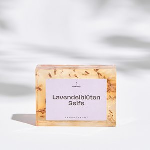 Lavendel bloemen zeep