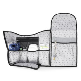 Black ♻️ Recycled Polyester Diaper Bag
