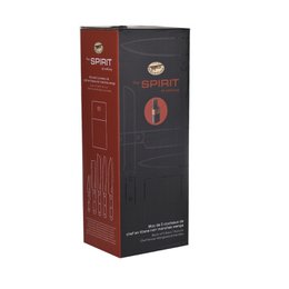 SOSL, Set de 5 Pièces, Ensemble Couteaux de Cuisine, Set Acier Inoxydable, Titane, avec Bloc en Bois d'Acacia, Couteaux de Chef, Pain, Écumoire,Viande, Poisson, Lame Noire