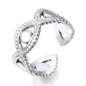 Eye Ring Silver