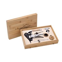 LAGUIOLE Deluxe wine set - 6 pieces - Metal and bamboo - Gift box