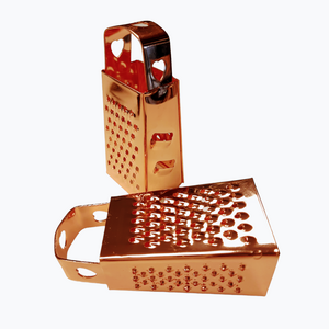 Mini rasp ROSE GOLD met hartje 7.5cm (voor amberblokjes)